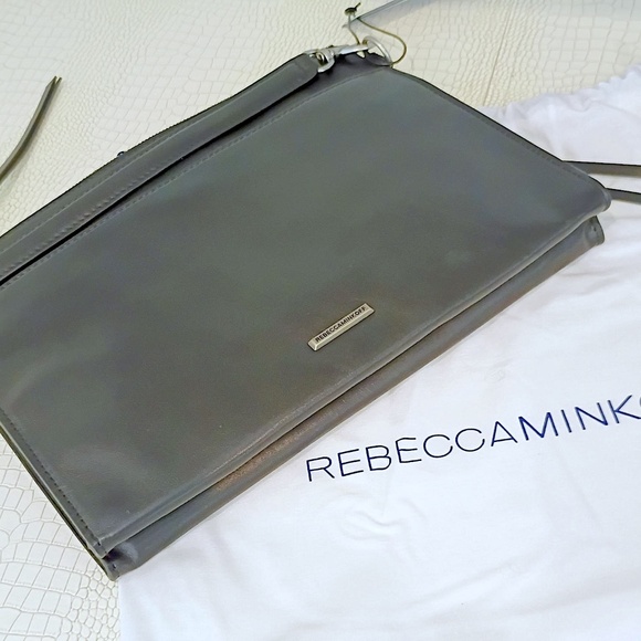 (Sold Out) Brand New Rebecca Minkoff Fine Leather Clutch Bag/ Studs and Zippers. - Picture 10 of 14
